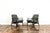 Pair of mid-century armchairs, type 300-190 designed by H. Lis, manufactured in Poland, 1960's. Reupholstered in dark grey...