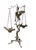 19th C. Grand Tour Candlesticks Bronze Heron Oil Lamps Made in Italy For Sale - Image 10 of 18