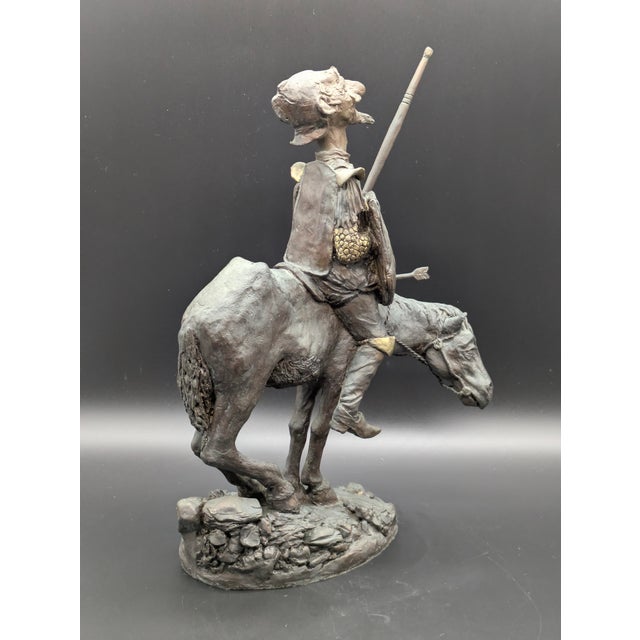 Contemporary 1980s Limited Edition (149/275) Bronze Sculpture "Don Quixote" by Charles Bragg For Sale - Image 3 of 9
