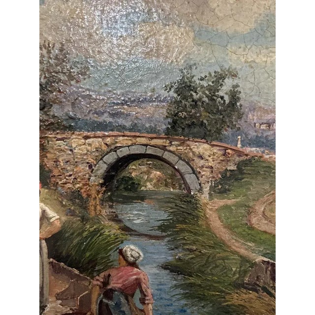 Pietro Colonna, Neapolitan School Country Scene, 21st Century, Oil on Canvas For Sale - Image 4 of 11