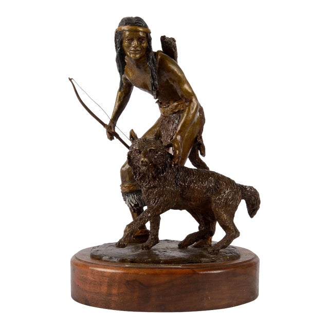 Richard Myer The Hunters Bronze Sculpture For Sale