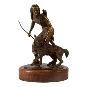 Richard Myer The Hunters Bronze Sculpture