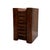Mid-Century Modern Vintage Burl Wood Puzzle Box With Hidden Lock and Key For Sale - Image 3 of 7