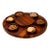 Brazilian Modern Lazy Susan & Bowls in Rosewood, Tropic Art, Brazil, 1970s For Sale