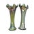 1960s Green Iridescent Glass Swung Vases, England, 1960s, Set of 2 For Sale - Image 5 of 9