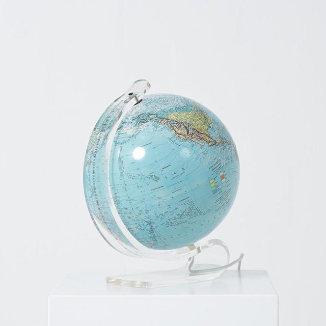 Acrylic Glass Globe Lamp For Sale - Image 11 of 18