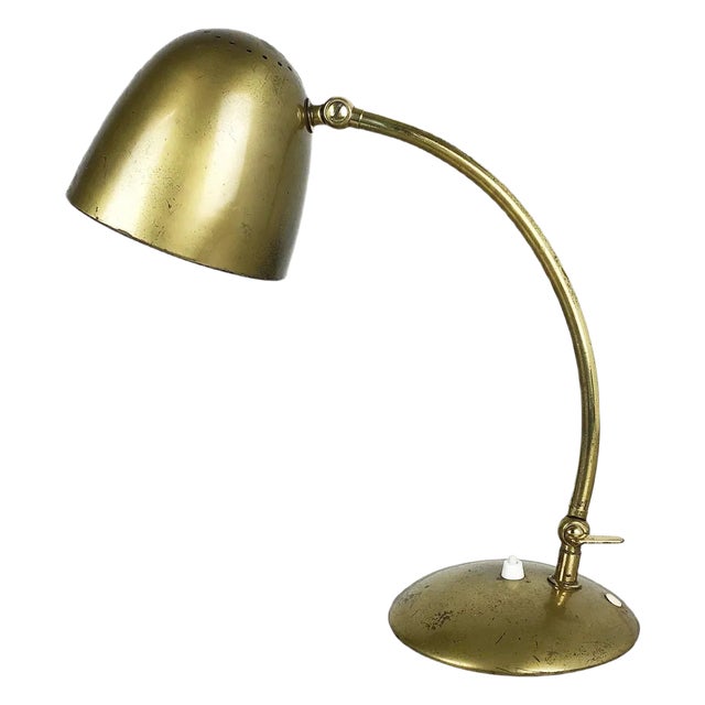 Brass Metal Table Light, Germany For Sale