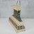 Antique White and Green Lacquered Wooden Pedestal Base with Faux Marble, 1700s For Sale - Image 10 of 13