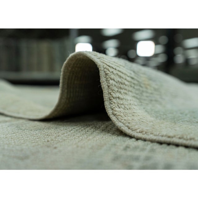 Gray Turkish Oushak Rug 12'4" x 15'5" #0102 For Sale - Image 8 of 8