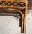 Wood Rattan Cane Bamboo Coffee Table 1960s Tortoise Style For Sale - Image 7 of 16