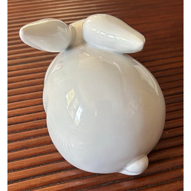 Fitz and Floyd Fitz and Floyd Vintage Porcelain Bunny Rabbit For Sale - Image 4 of 10