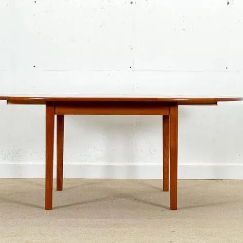 Extending Dining Table, Denmark, 1960s For Sale - Image 4 of 10
