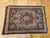 Cream 19th Century Persian Kerman Lavar Rug, Hand-Knotted Wool, Floral Pattern, Ivory & Burgundy, 2x3 For Sale - Image 8 of 9