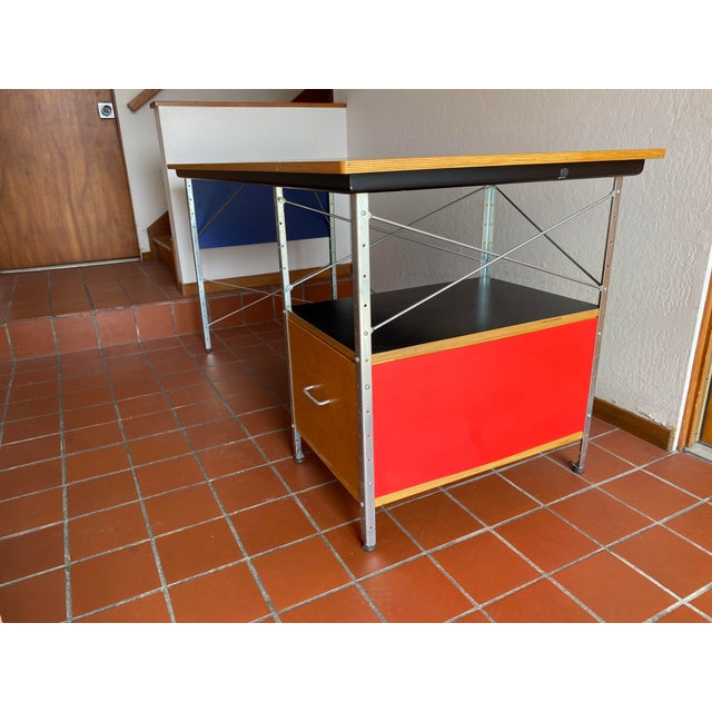 1950s 1950s Eames Desk With File Drawer For Sale - Image 5 of 8