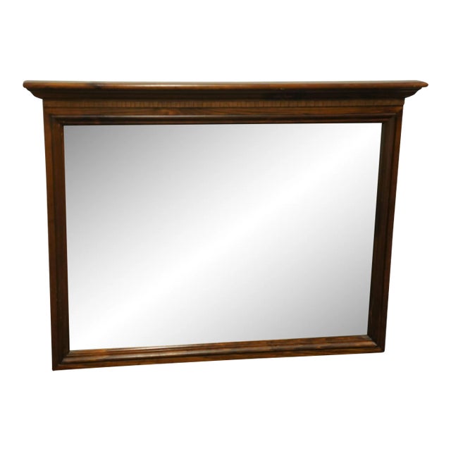 Ethan Allen Antiqued Pine Old Tavern 45" Dresser / Wall Mirror 125000