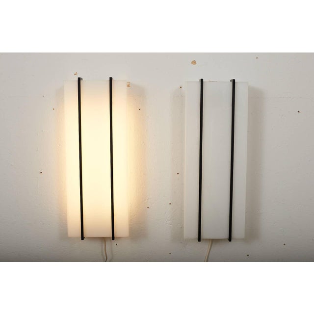 Wall Lamps with Metal Holder and Black Metal Trim, Set of 2 For Sale - Image 16 of 16