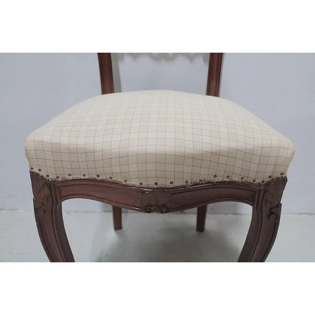 Napoleon III Chairs in Mahogany, Set of 4 For Sale - Image 4 of 13