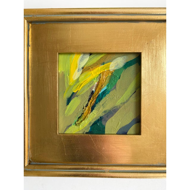 Abstract "Fresh Start" 2025 Framed Mini Painting by Jessain Beutler For Sale - Image 3 of 3