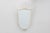 French White Lacquered Metal Mirror with Looped Wire Frame and Fan Crest, 1950s For Sale - Image 13 of 13