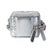 Chanel Metallic Lambskin Quilted Coco Punk Clutch With Chain For Sale - Image 4 of 6