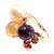 Chanel Mademoiselle Rose Gold Diamond Amethyst Citrine Ring, Size 5.75 For Sale - Image 9 of 11