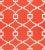 The House of Scalamandré Circle Fret Fabric, Coral For Sale