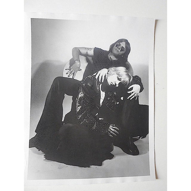 Realism Original Mid Century Glossy Silver Gelatin Studio Photograph-Hippie Flower Power-8"x10"-1960's For Sale - Image 3 of 4