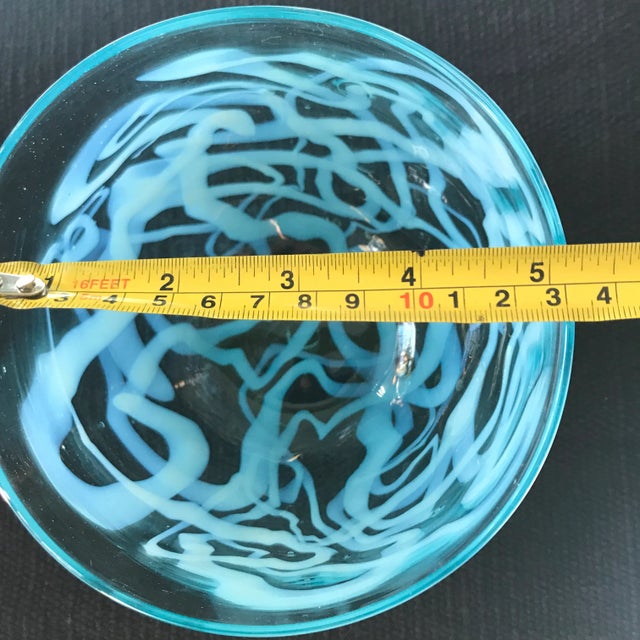 1970’s Richard Harkness Glass Bowl For Sale - Image 4 of 7