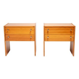 Mid-Century Bedside Tables from Femina, Czechoslovakia, 1960s, Set of 2 For Sale