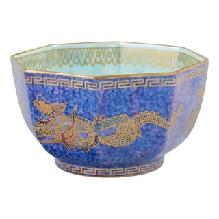 Fairyland Lustre Series Octagonal Bowl by Daisy Makeig-Jones for Wedgwood, 1920s For Sale