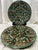 Antique 1879 Griffen Smith Hill Begonia Majolica Plates – Etruscan Pottery Pair For Sale In Portland, OR - Image 6 of 9