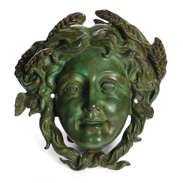 Bronze Masks, Set of 4 For Sale - Image 15 of 18