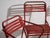 Red Garden Chairs, 1920s, Set of 4 For Sale - Image 4 of 18