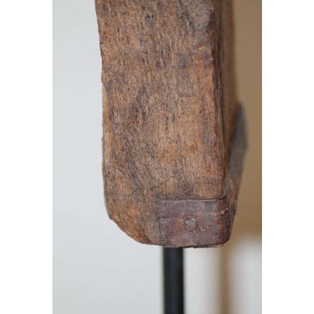 A Pair of Architectural Salvaged Wood Sculptures For Sale - Image 11 of 14