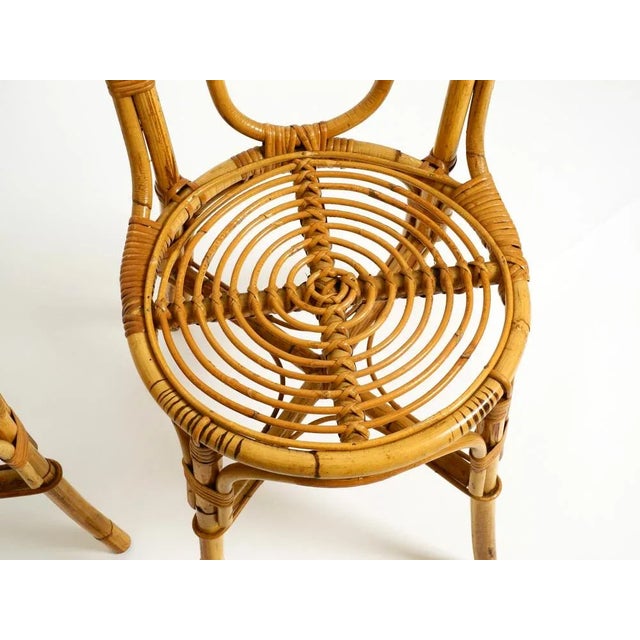 Italian Bamboo Chairs, 1960s, Set of 2 For Sale - Image 9 of 18
