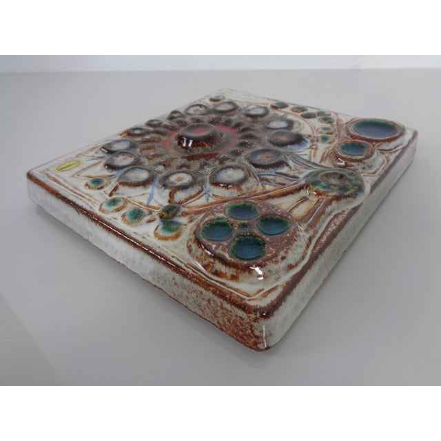 Ceramic Mural by Backhausen Noomi for Søholm, Denmark, 1960s For Sale - Image 6 of 14
