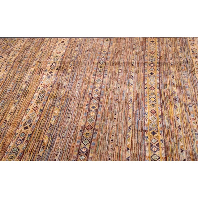 Early 21st Century Contemporary Gabbeh Rug 6'9'' X 9'9'' For Sale - Image 5 of 11