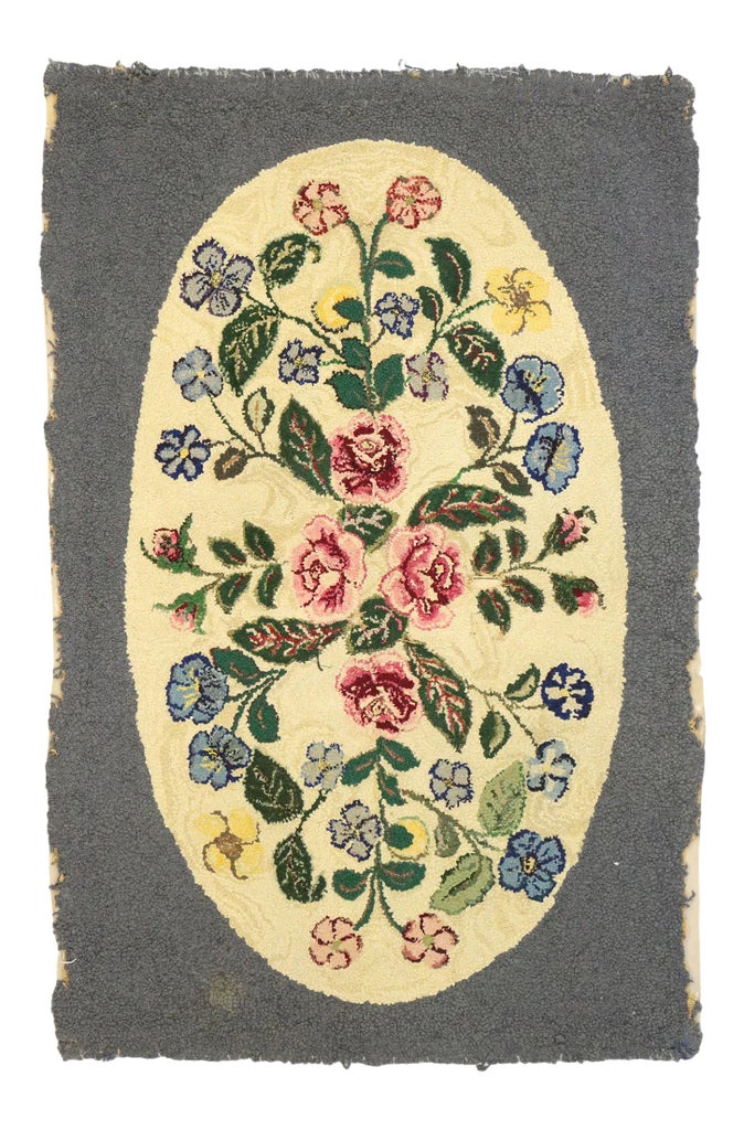 Toile Pré-imprimée American Thread 652 Pour Tapis Au Point - 24x36" Vintage