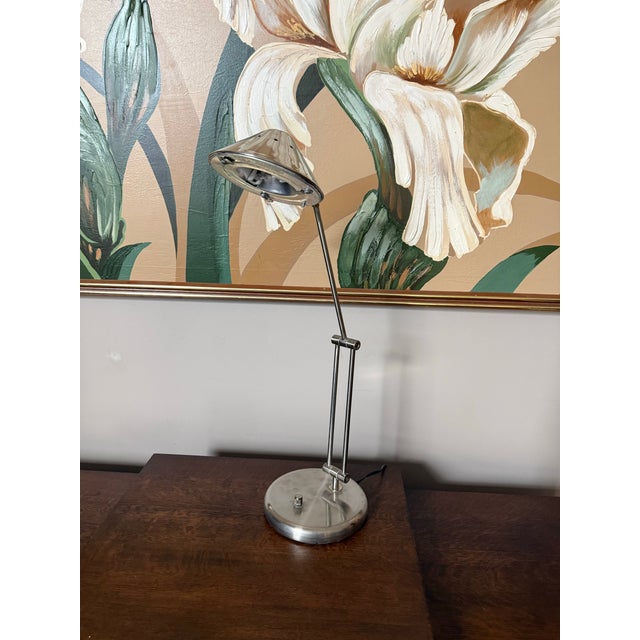 Metal Vintage Tensor Pittsburg Collection Lt627 Articulating and Dimmable Halogen Desk Lamp For Sale - Image 7 of 9
