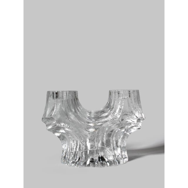Brutalist Crystal Candleholder by Christer Sjögren, 1960s For Sale - Image 6 of 6