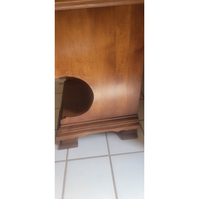 Late 20th Century Pennsylvania House Solid Hard Rock Maple Colonial Early American Nightstands - A Pair For Sale In Cleveland - Image 6 of 16