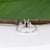 1.1Ct Indicolite Tourmaline Ring With Pink Sapphire Accents: Solid 14k Gold, Size 6.75 For Sale - Image 9 of 10