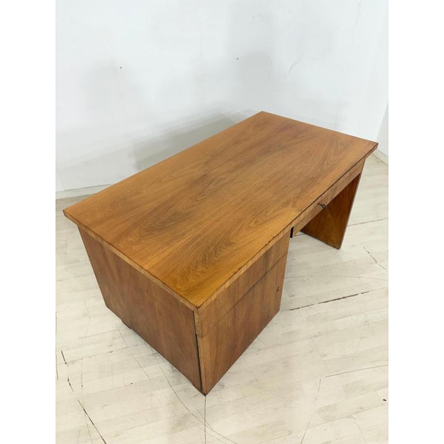 Vintage Art Deco Desk in Walnut, 1928 For Sale - Image 4 of 14