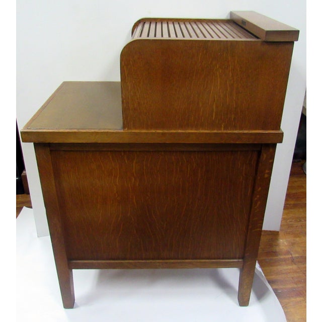 Antique Oak Cash Register Stand Chairish