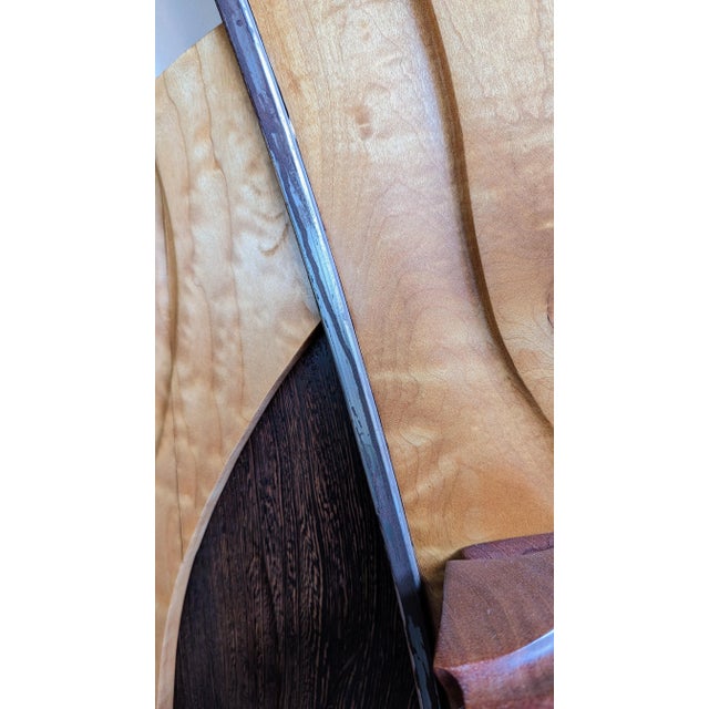 Brown Omar Angel Pérez Sculptural Hall Table For Sale - Image 8 of 13