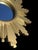 Early 21st Century Small Gold Sunburst Wall Mirror For Sale - Image 5 of 7