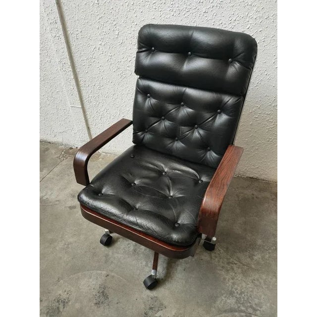 Mid-Century Swivel Armchair from AG Barcelona For Sale - Image 6 of 7