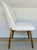 Modern Modern White and Gold Dining Chairs Set of 4 For Sale - Image 3 of 6