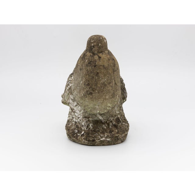 English Reconstituted Stone Dove Garden Ornament, English Mid 20th C, For Sale - Image 3 of 9