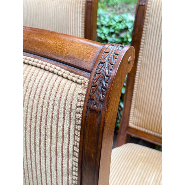 Ethan Allen “Addison” Townhouse Collection French Regency Side Chairs - Set of 8 For Sale In New York - Image 6 of 12